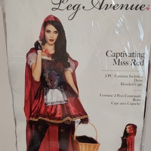 Women's red riding hood costume size small